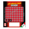 Etichetta adesiva - permanente - tonda Ø 10 mm - 120 etichette per foglio - 10 fogli per busta - rosso - Markin - 10004RO - 8007047035226 - DMwebShop