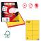Etichetta adesiva C512 - permanente - 105 x 74,25 mm - 8 etichette per foglio - giallo - scatola 100 fogli A4 - Markin - X210C512G - 8007047022547 - DMwebShop