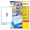 Etichetta in poliestere L7567 - permanente - 210 x 297 mm - 1 etic. per foglio - trasparente - conf. 25 fogli A4 - Avery - L7567-25 - 5014702106279 - DMwebShop