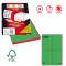 Etichetta adesiva C519 - permanente - 105 x 148,5 mm - 4 etichette per foglio - verde - scatola 100 fogli A4 - Markin - X210C519VE - 8007047023124 - DMwebShop