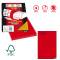 Etichetta adesiva C509 - in carta - permanente - 210 x 148,5 mm - 2 etichette per foglio - rosso - scatola 100 fogli A4 - Markin - X210C509RO - 8007047022356 - DMwebShop