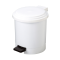Pattumiera a pedale Ruf - PPL - 6 lt - Ø 30 cm - altezza 27 cm - bianco - Medial International - 906106 - 8033433773014 - DMwebShop