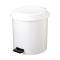 Pattumiera a pedale Ruf - Ø 36 cm - altezza 34 cm - 12 lt - bianco - Medial International - 906112 - 8033433773021 - DMwebShop