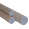 Tubo - cartone avana - doppio tappo trasparente - altezza 70 cm - Ø 10 cm - conf. 7 pezzi - No Brand - 127030 - DMwebShop