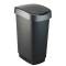 Pattumiera con coperchio basculante - 40,1 x 29,1 x 60,2 cm - PPL - 50 lt - nero-grigio - Rotho - F600029 - 7610859135421 - DMwebShop