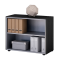 Mobile Prestige - basso a giorno - 82,8 x 43 x 81,4 cm - nero venato - Artexport - 930-8 - DMwebShop