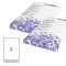 Etichetta adesiva- permanente - 210 x 148,5 mm - 2 etichette per foglio - bianco - conf. 100 fogli A4 - Starline STL3042