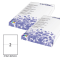 etichette adesive da stampare -  etichette bianche da stampare - Etichetta adesiva - permanente - 210 x 148,5 mm - 2 etichette per foglio - bianco - conf. 100 fogli A4 - Starline - X210ODC509 - 8025133013910 - DMwebShop