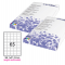 Etichetta adesiva - permanente - 38,1 x 21,2 mm - angoli tondi - 65 etichette per foglio - bianco - conf. 100 fogli A4 - Starline X210ODA400 - 8025133024374 - DMwebShop