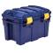 Baule multiuso 39 x 59 x 33 cm - 40 lt - PP - con coperchio - blu-giallo - Fellowes - Bankers Box - 100135776 - DMwebShop