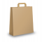 Shopper in carta maniglie piattina - 36 x 12 x 41 cm - avana - conf. 25 sacchetti - Mainetti Bags - 031311 - 8029307031311 - DMwebShop