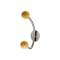 Appendiabiti da muro - 2 pomelli - 15 x 5 x 8,5 cm - argento - Alco - U702821 - 4007735028213 - DMwebShop