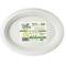 Piatti ovali biodegradabili - 26 x 19,5 cm - Green - conf. 50 pezzi - Dopla - 07764 - 8005090009935 - DMwebShop