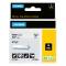 Nastro Rhino - 9 mm x 5,5 mt - vinile - nero-bianco - Dymo - 18443 - 71701184436 - DMwebShop