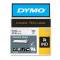 Nastro Rhino - 12 mm x 3,5 mt - nylon flessibile - nero-bianco - Dymo - S0718100 - 71701184887 - DMwebShop