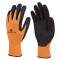 Guanti Apollon VV733 - poliestere - palmo in schiuma di lattice - taglia 10 - arancio fluo-nero - Deltaplus - VV733OR10 - 3295249157456 - DMwebShop