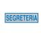 Targhetta adesiva - SEGRETERIA - 16,5 x 5 cm - conf. 10 pezzi - Cartelli Segnalatori - 96690 - 8771819669062 - DMwebShop