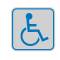 Targhetta adesiva - pittogramma Toilette disabili - 8,2 x 8,2 cm - conf. 10 pezzi - Cartelli Segnalatori - 9653B - 9653B00010 - DMwebShop