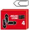 Fermagli zincati - n. 4 - lunghezza 3,2 cm - scatola 100 pezzi - conf. 10 pezzi - Molho Leone - 21114 - 47862A - DMwebShop