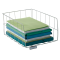Vaschetta portacorrispondenza - alta capacita' - 29 x 37 x 18,5 cm - 24 x 32 cm - metallo - Alba - CORGM - 3129710008339 - DMwebShop