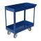 Carrello da lavoro - 2 ripiani - acciaio verniciato blu - 84 x 41 cm - altezza 82 cm - portata massima 100 kg - Serena Group - TC4102 - 8032937533452 - DMwebShop