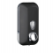 Dispenser Soft Touch per sapone liquido - 10,2 x 9 x 21,6 cm - capacita' 0,55 lt - nero - Mar Plast - A71401NE - 8020090036774 - DMwebShop