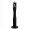 Posacenere da terra - a colonna - Ø 13 cm - H 101 cm - base 29 cm - inox - nero - Medial International - 108006 - 8033433773335 - DMwebShop