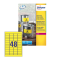 Etichetta in poliestere L6103 - permanente - 45,7 x 21,2 mm - 48 etichette per foglio - giallo fluo - conf. 20 fogli A4 - Avery - L6103-20 - 4004182061039 - DMwebShop