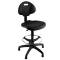 Sedia Tecnigrafo Esos E2 - braccioli opzionali - con poggiapiedi e ruote - nero - Unisit - EOE2 - 8050043740175 - DMwebShop