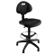 Sedia Tecnigrafo Esos E2 - braccioli opzionali - con poggiapiedi e ruote - nero - Unisit - EOE2 - 8050043740175 - DMwebShop