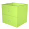 Cassettiera per casellario Rainbow - 2 cassetti - 32,5 x 28,8 x 32,5 cm - verde neon - Artexport - 2C MaxC/V - DMwebShop