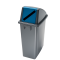 Contenitore Office - con feritoia per carta - 33 x 46 x 79 cm - 60 lt - grigio-blu - Medial International - 114215 - 8033433777418 - DMwebShop