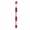 Paletto per colonnina di sicurezza - bianco-rosso - altezza 90 cm - Cartelli Segnalatori - CN93 - DMwebShop