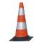 Cono segnaletico - rifrangente - bianco-rosso - altezza 50 cm - Cartelli Segnalatori - CO81R - 8773748112473 - DMwebShop