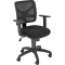 Sedia operativa Pentagon - con ruote e braccioli - nero-nero - Unisit - PNBE/BR/EN - 8050043749154 - DMwebShop