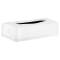 Dispenser per veline di carta da muro 27x7x14 cm bianco - 12789