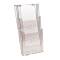 Portadepliant da parete triplo - 3 tasche A4 - trasparente - Studio T - 1002053 - DMwebShop