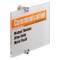 Targa per porte-pareti Crystal Sign - 21 x 14,8 cm - Durable - 4823-19 - 4005546403595 - DMwebShop