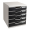 Cassettiera Modulo A4 - 28,8 x 32 x 35 cm - 5 cassetti - grigio-nero - Exacompta - 301014D - 9002493023932 - DMwebShop