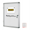 Bacheca per interni - fondo bianco magnetico - 6 fogli - A4 - orizzontale - Bi-office - VT620109150 - 5603750529156 - DMwebShop
