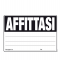 Cartello - AFFITTASI - 24 x 33 cm - colori assortiti - Edipro - E9203 - 8023328920302 - DMwebShop