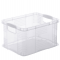 Contenitore portaoggetti - 39 x 29 x 21,5 cm - A4 - 17,5 lt - PPL - trasparente - Rotho - F600156 - 7610859060075 - DMwebShop