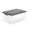 Contenitore Compact - 57 x 40 x 25 cm - A3 - 38 lt - PPL - coperchio nero - trasparente - Rotho - F717677 - 7610859153586 - DMwebShop