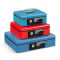 Cassetta portavalori Deluxe - 23 x 18,5 x 8 cm - blu - Koala - 3414BL - 8028422334147 - DMwebShop