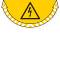 Adesivo segnalatore da terra Take Care - Rischio elettrico - 70 x 35 cm - Cep - 7010-15 - 3462159009216 - DMwebShop