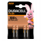 Duracell Plus 100 AAA Batterie MN2400 Ministilo Alcaline 1.5V Conf. da 4 Pile DURMN2400LLX