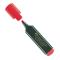 Evidenziatore Textliner 48 - punta di 3 differenti larghezze: 5 - 3 - 1 mm - rosso - Faber-Castell 154821