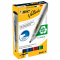 Marcatori Whiteboard Marker Velleda 1701 Recycled - punta tonda 1,5 mm - astuccio 4 colori - Bic 904941