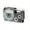 Nastro - 12 mm x 8 mt - nero-trasparente - Casio - XR-12X1-W-DJ - 4971850120339 - DMwebShop