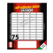 Etichetta adesiva permanente rettangolare - 21 x 8 mm - 75 etich. per foglio - 10 fogli per busta - bianco - conf. 10 pezzi Markin - X11015 - 8007047050311 - DMwebShop
